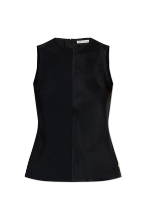 Grey Silk top Saint Laurent - Vitkac Canada